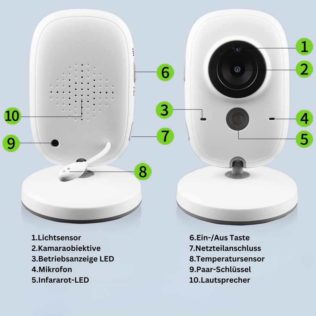 3.2 Zoll Digitalgerät für die Babysicherheit